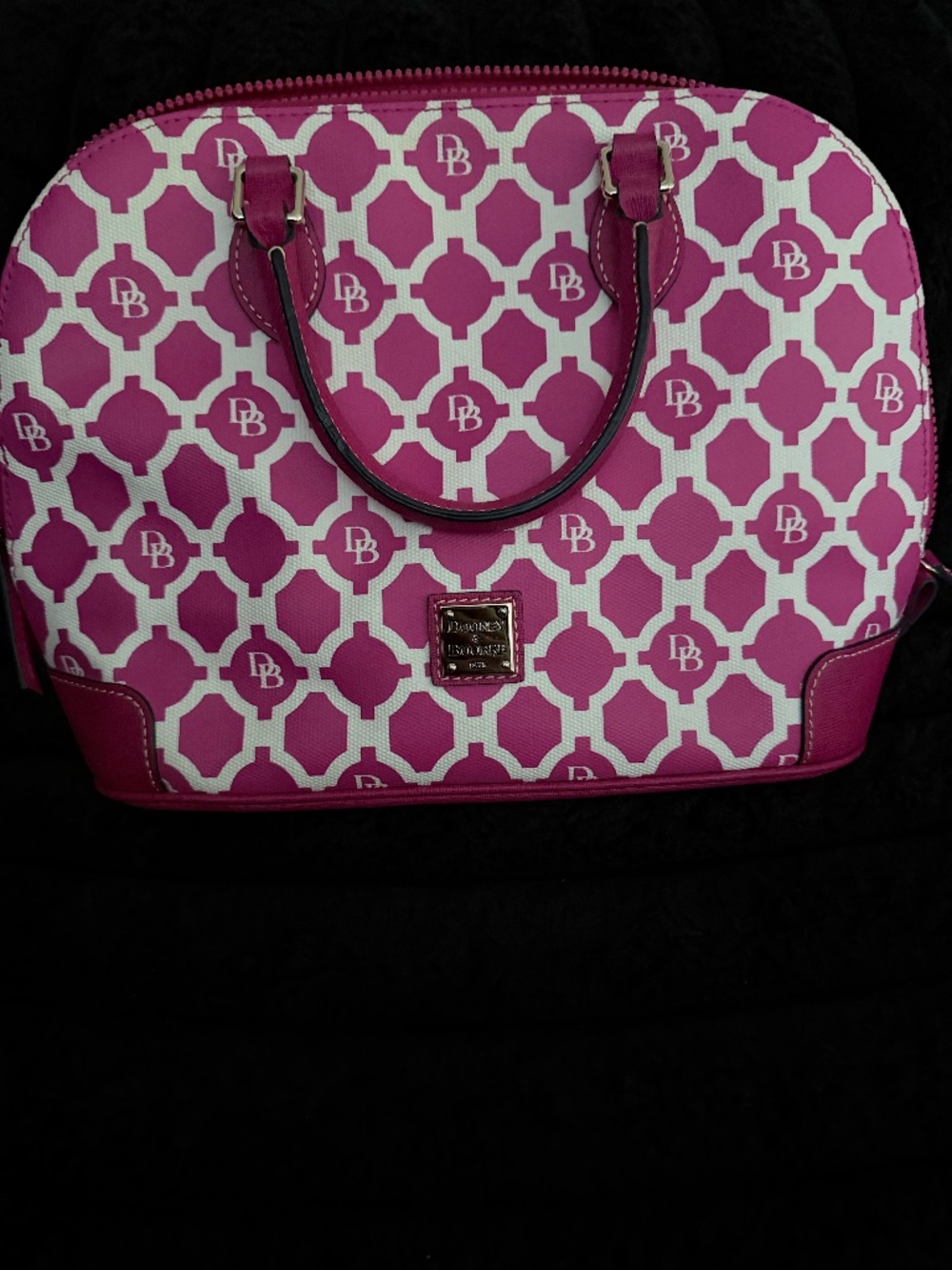 Dooney and Bourke White Signature Handbag